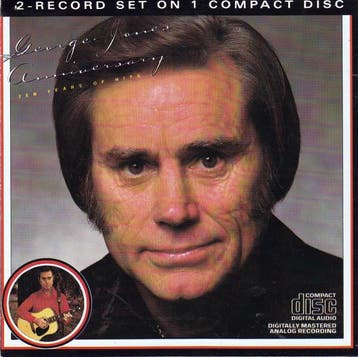 cd - George Jones - Anniversary - Ten Years Of Hits, Verzenden, Zo goed als nieuw