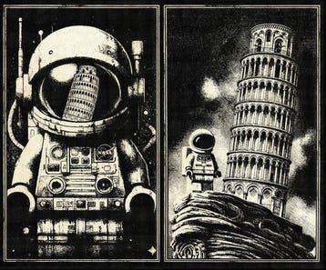 Æ (XX-XXI) - LEGO Space Series – “Silent Orbit of Pisa”, Nieuw