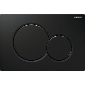 Geberit Sigma 01 bedieningsplaat 2 knops up gitzwart 115770D, Doe-het-zelf en Verbouw, Sanitair, Verzenden, Nieuw