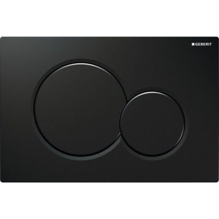 Geberit Sigma 01 bedieningsplaat 2 knops up gitzwart 115770D, Doe-het-zelf en Verbouw, Sanitair, Nieuw, Verzenden