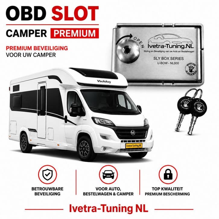 OBD Slot Camper | OBD Beveiliging Camper | OBD Lock, Caravans en Kamperen, Camper-accessoires, Nieuw, Verzenden