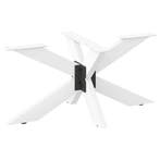 vidaXL Salontafelpoot spider vorm 98x58x(42-43) cm staal wit, Verzenden, Nieuw