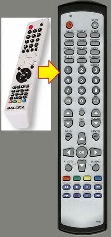 Afstandsbediening Salora LCD2226DVX-WH, Audio, Tv en Foto, Afstandsbedieningen, Origineel, Nieuw, Ophalen of Verzenden