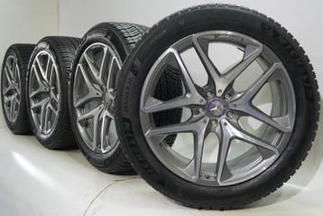 Mercedes GLC 63 AMG 20 inch velgen Michelin Winterbanden Nie, Gebruikt, Velg(en), 20 inch, Winterbanden