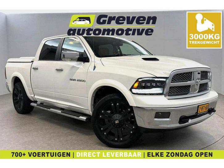 Dodge Ram 5.7 V8 Crew Cab 5’7 4X4 396PK LARAMIE |, Auto's, Bestelauto's, Automaat, Wit, Dodge