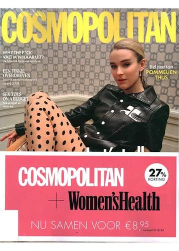 Pakket Cosmopolitan +  WomensHealth - 01 2025, Verzenden, Nieuw, Gossip of Showbizz