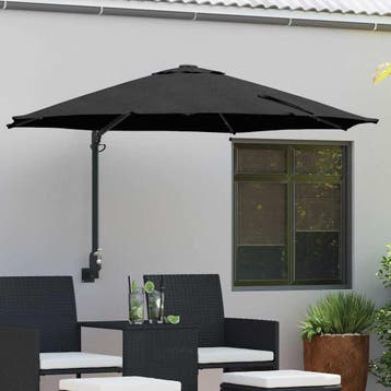 vidaXL Tuinparasol 248 x 248 x 148 cm Polyester en staal, Verzenden, Nieuw, 2 tot 3 meter