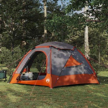vidaXL Koepeltent met Verwijderbare Regenkap 4-persoons, Caravans en Kamperen, Verzenden, Nieuw, Tot en met 2