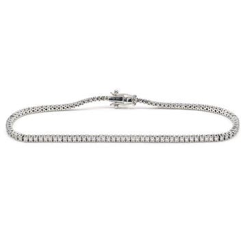 Armband - 14 karaat Witgoud - 1.50ct. tw. Diamant, Nieuw