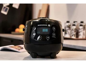 REISHUNGER Digitale Mini Reiskoker 0,6L – 350W – Zwart, Verzenden, Nieuw