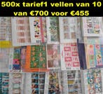 500x tarief1, vellen van 10 postfris nominaal frankeergeldig, Postzegels en Munten, Postzegels | Nederland, Ophalen of Verzenden