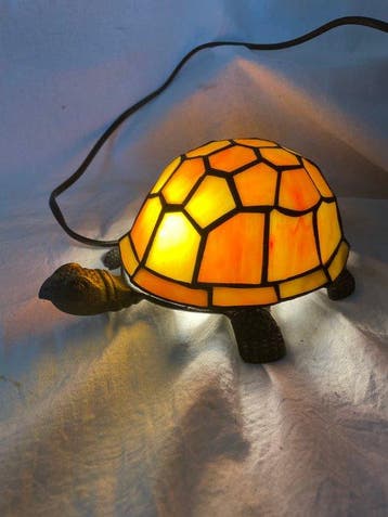 style tiffany - Lamp - Ongelooflijke Schildpadlamp - Pâte de
