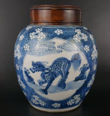 Vaas - Porselein - China - Kangxi (1662-1722)