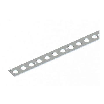 Platte Vloerrail 50x4mm Inbouw Verzinkt Staal 3 meter, Verzenden, Nieuw
