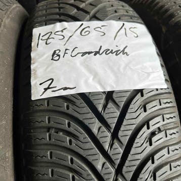 2 x BFGoodrich 175-65-15 Winterbanden 7mm, Gebruikt, 15 inch, 175 mm, Band(en)