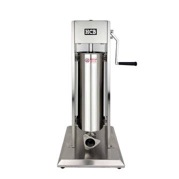 HCB Worstvuller - verticaal - 7 liter - RVS, Verzenden, Nieuw in verpakking, Bakkerij en Slagerij