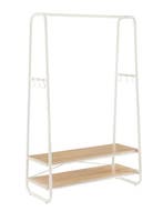 Kledingrek met 2 Planken en 6 Haken – Vrijstaand Opbergrek, Verzenden, Nieuw