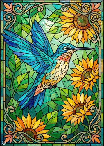 Kleury.art - [XL Canvas] The Sunflower Prism” by Kleury.art
