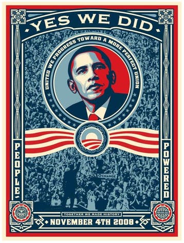 Shepard Fairey (OBEY) - OBEY Obama Yes We Did! - Campaign