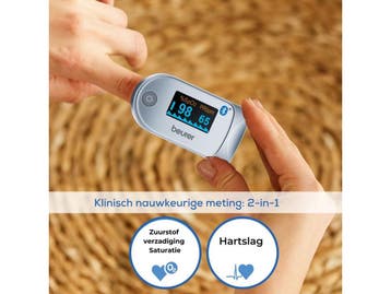Beurer PO 60 - Pulse-oximeter - Bluetooth® met app-koppeling, Verzenden, Nieuw