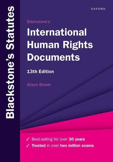 BlackstoneS International Human Rights Documents, Boeken, Overige Boeken, Nieuw, Ophalen of Verzenden