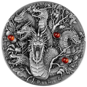 Niue. 2 Dollars 2022 Greek Dragon, 2 Oz (.999)