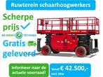 Magni elektrische Schaarhoogwerkers Ruw Terrein, vanaf:, Zakelijke goederen, Machines en Bouw | Liften, Steigers en Ladders, Verzenden