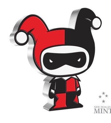 Niue. 2 Dollars 2021 HARLEY QUINN, 1 Oz (.999) mit CoA und