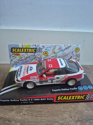 Scalextric - Slotcar Toyota Celica Turbo#2 1990 RAC rally -, Nieuw