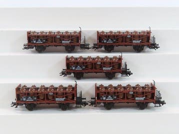 Märklin H0 - 48162 - Modeltrein goederenwagon (5) - 5x, Nieuw