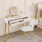 24goodz Kaptafel met Verstelbaar Spiegellicht - Ergonomische, Verzenden, Nieuw