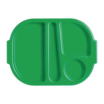 Olympia Kristallon dienbladen met vakken 37,5x27,8cm groen, Verzenden