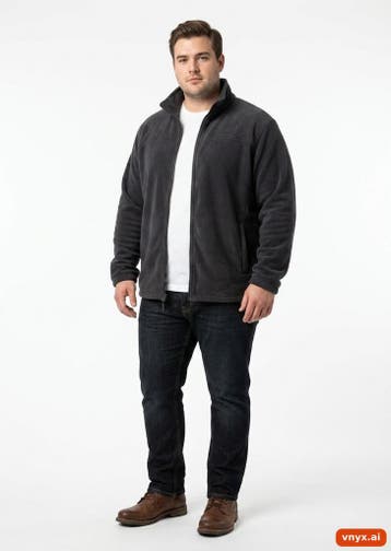 Jack Wolfskin Fleecejassen Heren maat XXL Grijs Vintage, Ophalen of Verzenden, Nieuw, Jack Wolfskin