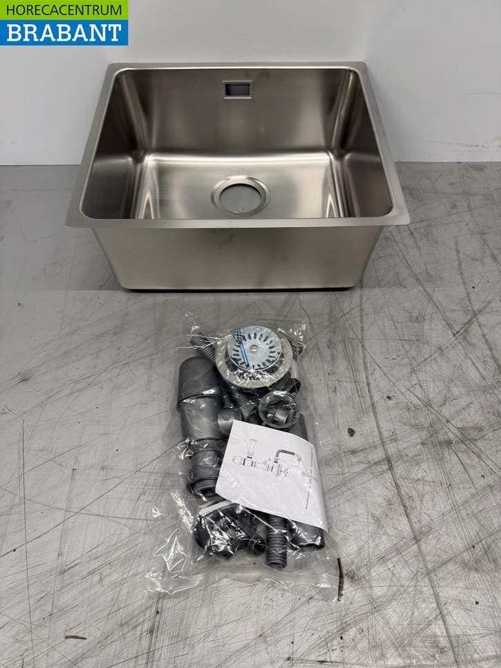 RVS Asil Inbouw Wasbak 45 x 40 x 18,5 cm Horeca, Zakelijke goederen, Horeca | Keukenapparatuur, Nieuw in verpakking, Ophalen of Verzenden