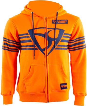 MUGENRACE Shield Oranje Zip Hoodie, Motoren, Kleding | Motorkleding, Nieuw met kaartje, Overige typen, MUGENRACE, Heren
