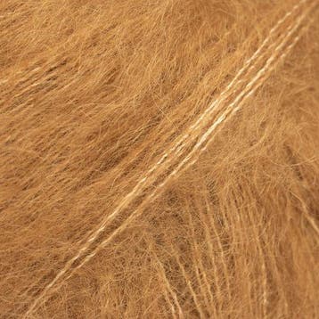 DROPS Kid-Silk Uni Colour - 50 caramel - Mohair Garen, Ophalen of Verzenden, Nieuw