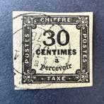 Frankrijk - Taxe Yvert 6 Chiffres Taxes 30c gestempeld., Gestempeld