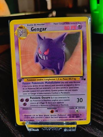 Pokémon - 1 Card - Gengar 20/62, Nieuw