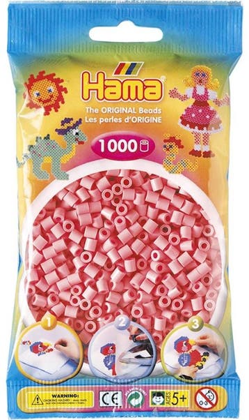 Hama - Strijkkralen Roze (1000 stuks) | Hama - Hobby, Verzenden, Nieuw