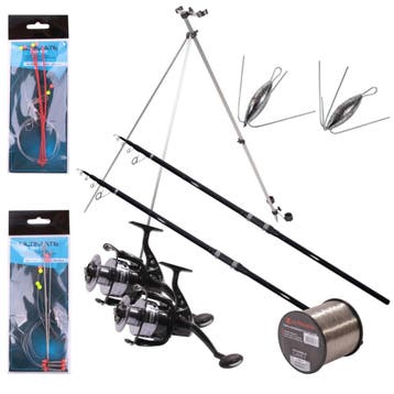Ultimate BeachForce Tele Set 3.90m (100-200g), Watersport en Boten, Verzenden, Nieuw