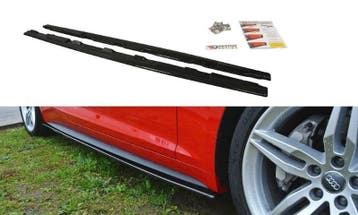 Zijskirts Diffusers Audi S5 / A5 S-Line F5 Coupe Glanzend, Auto-onderdelen, Ophalen of Verzenden, Nieuw