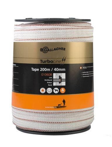 Gallagher TurboStar Lint 40mm Wit 200m, Tuin en Terras, Gaas en Draad, Ophalen of Verzenden