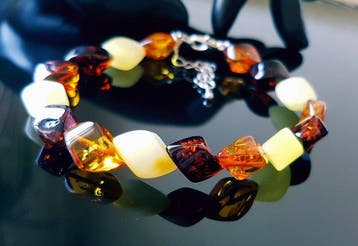 Amber Natuurlijke Baltische barnsteen armband- 6 g