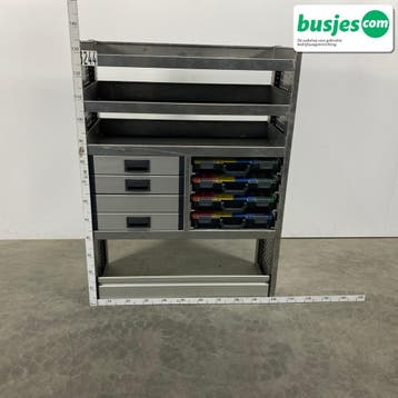 Aluca bedrijfswageninrichting 1010x420x1350mm (3244), Ophalen of Verzenden