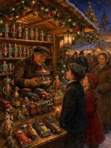 Shayer - Christmas Market – The Magic of Tin Toys - XL -