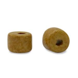 10 x DQ Grieks keramiek kralen 5mm Mustard brown, Ophalen of Verzenden, Nieuw, Kraal