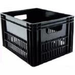 VDW Stevige zwarte kunststof krat - 40L - 43x35x27 cm - V..., Ophalen of Verzenden, Nieuw