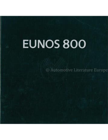 1993 EUNOS 800 BROCHURE JAPANS, Boeken, Auto's | Folders en Tijdschriften, Nieuw, Mazda, Author