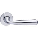 Intersteel deurklink Yvonne op rozet chroom mat, Verzenden, Nieuw