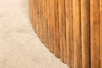 Ronde eettafel TRES CHIC 120cm bruin mangohout massief hout, Ophalen of Verzenden, Nieuw